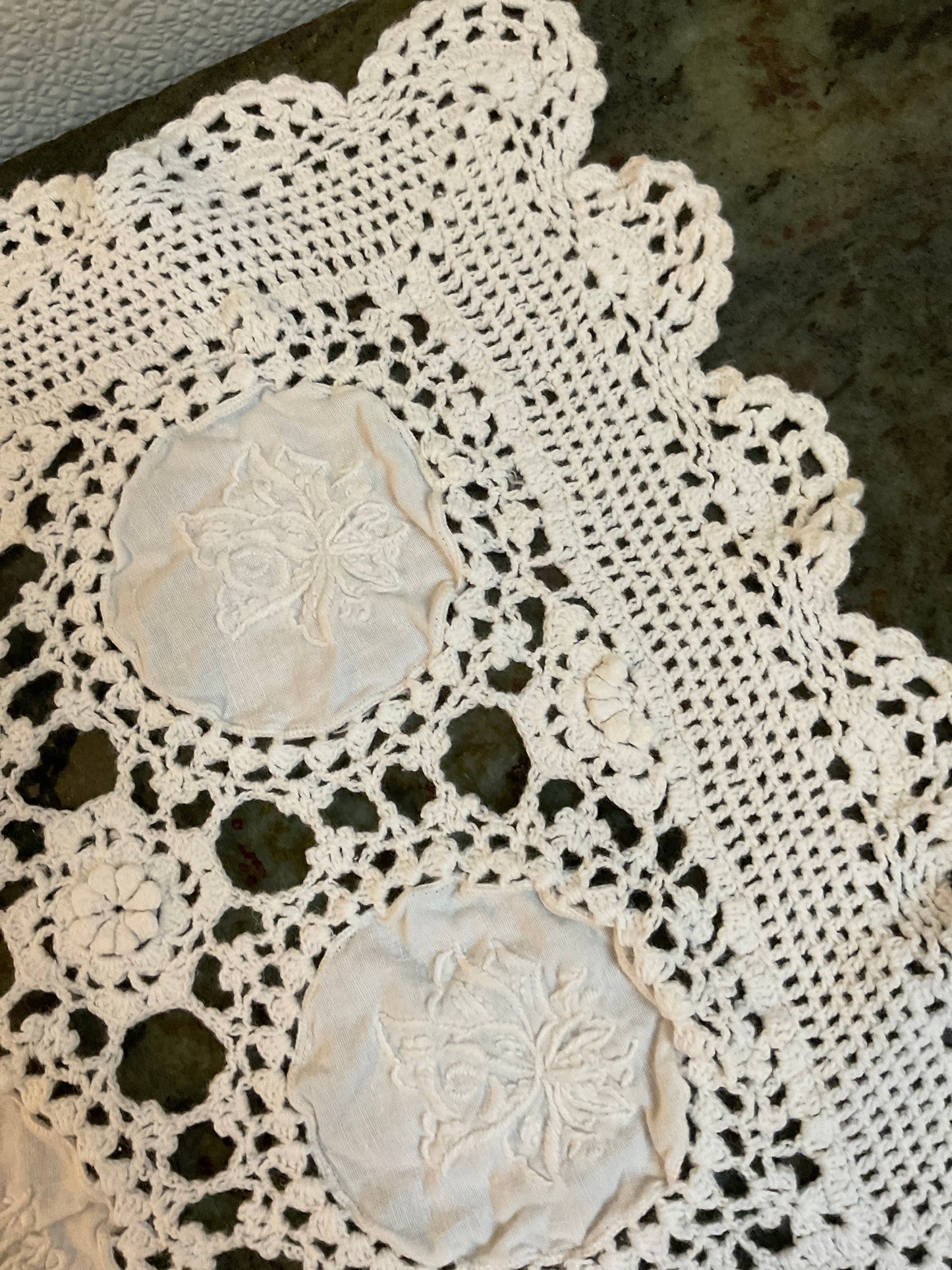 16” x 11.5” Crochet Rectangle Doily