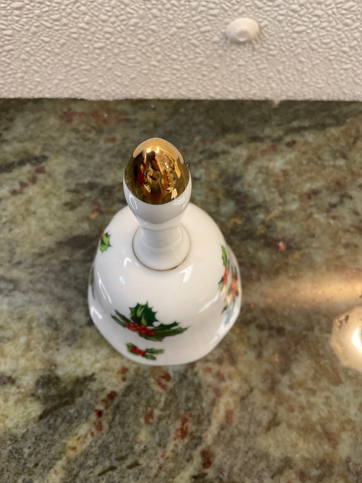 Vintage Porcelain Lefton  1950’s Holly Bell