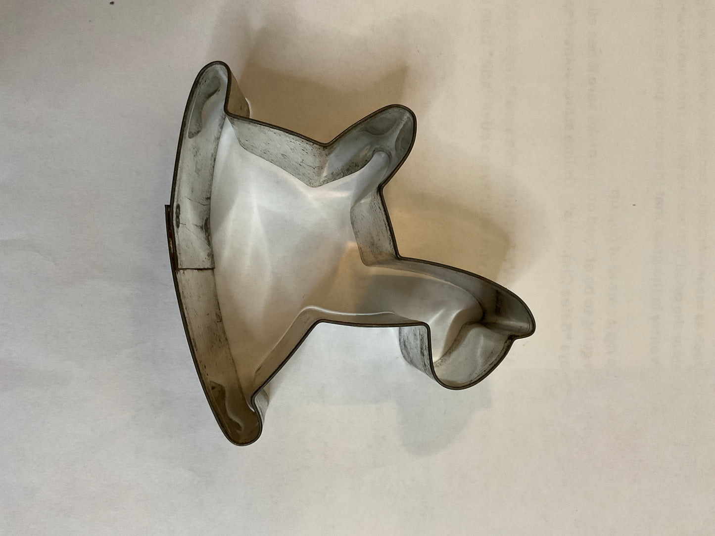 Thin Metal Rocking Horse Cookie Cutter