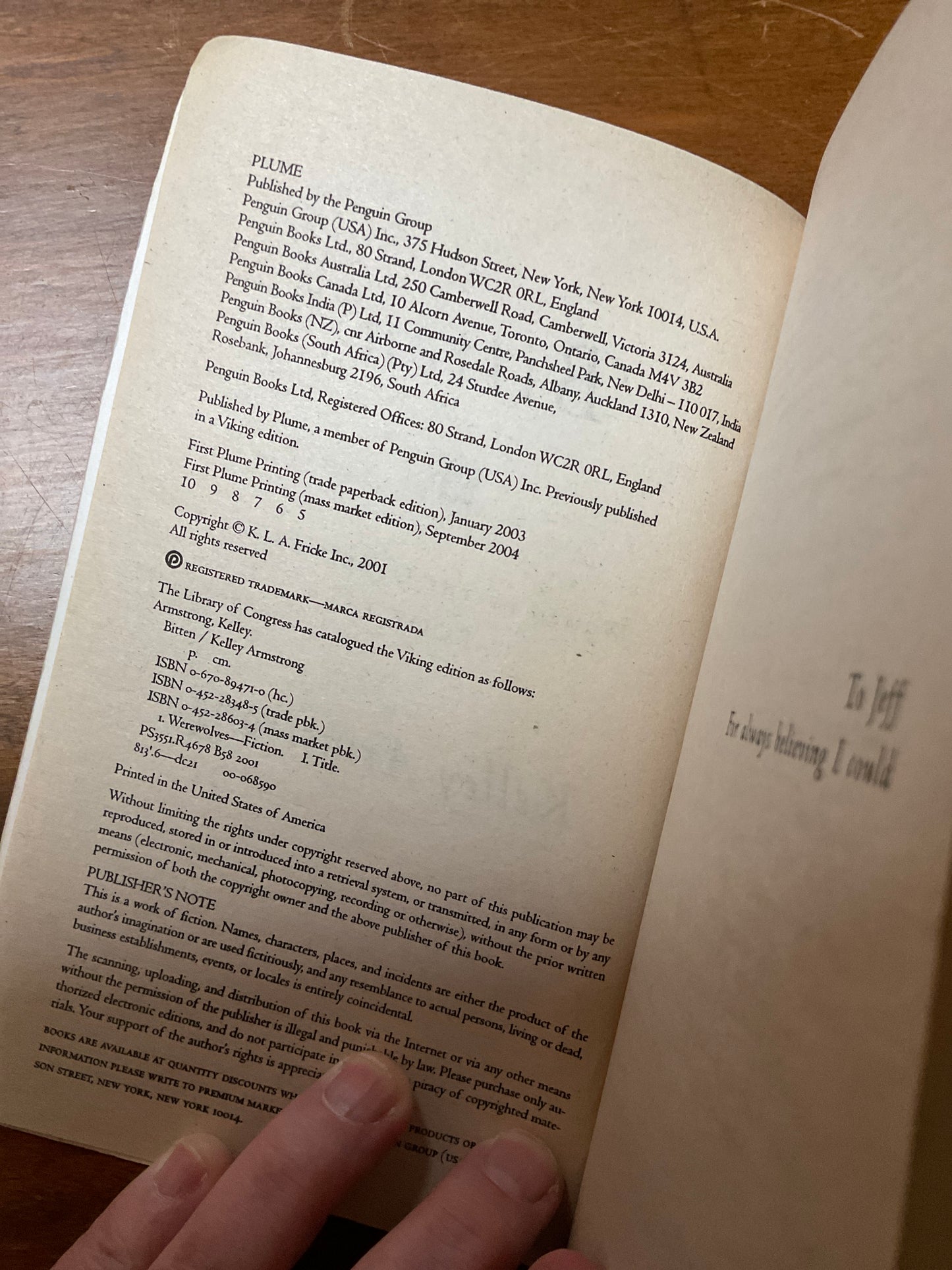 Book Bitten 2004