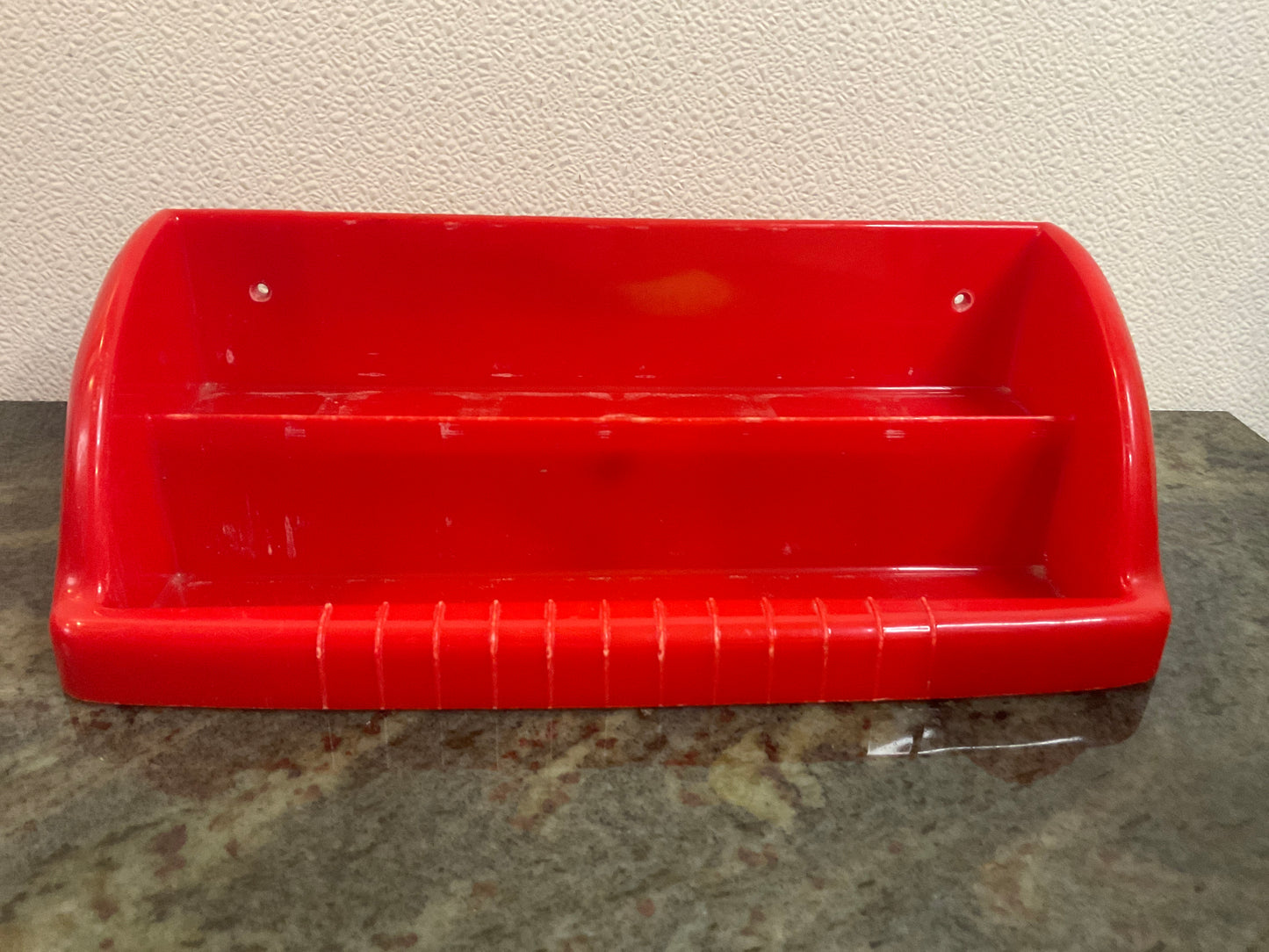 Vintage Griffith Red Plastic Spice Rack Only