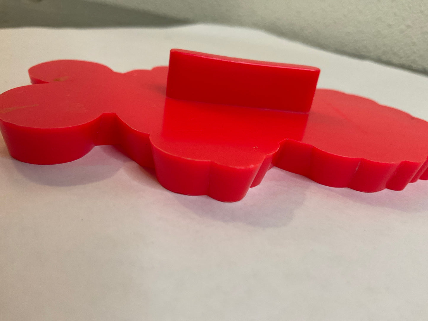 Red Plastic Raggedy Doll Cookie Cutter