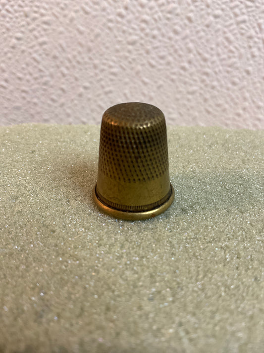 Vintage Brass Thimble