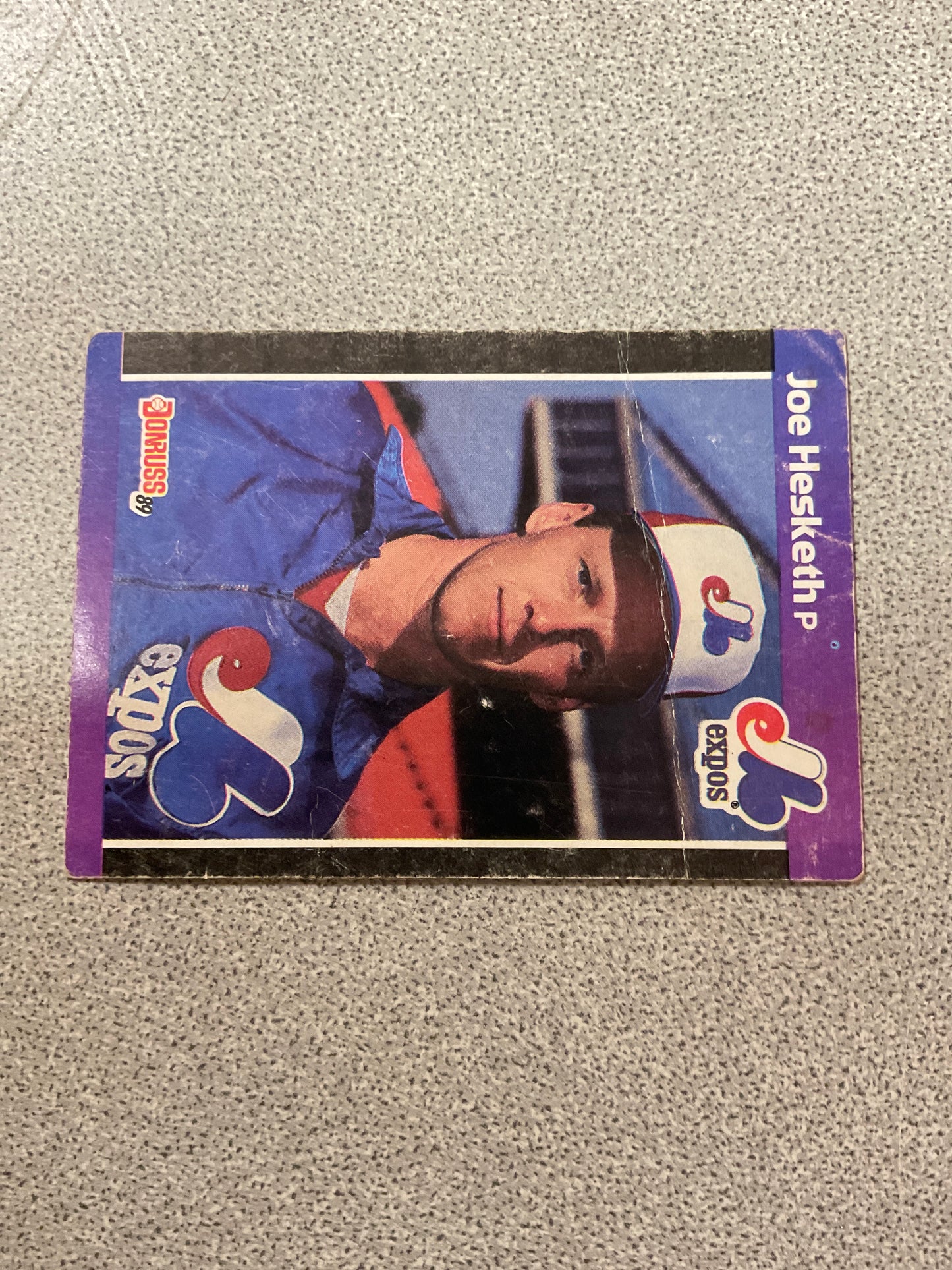 Baseball Card Joe Hesketh