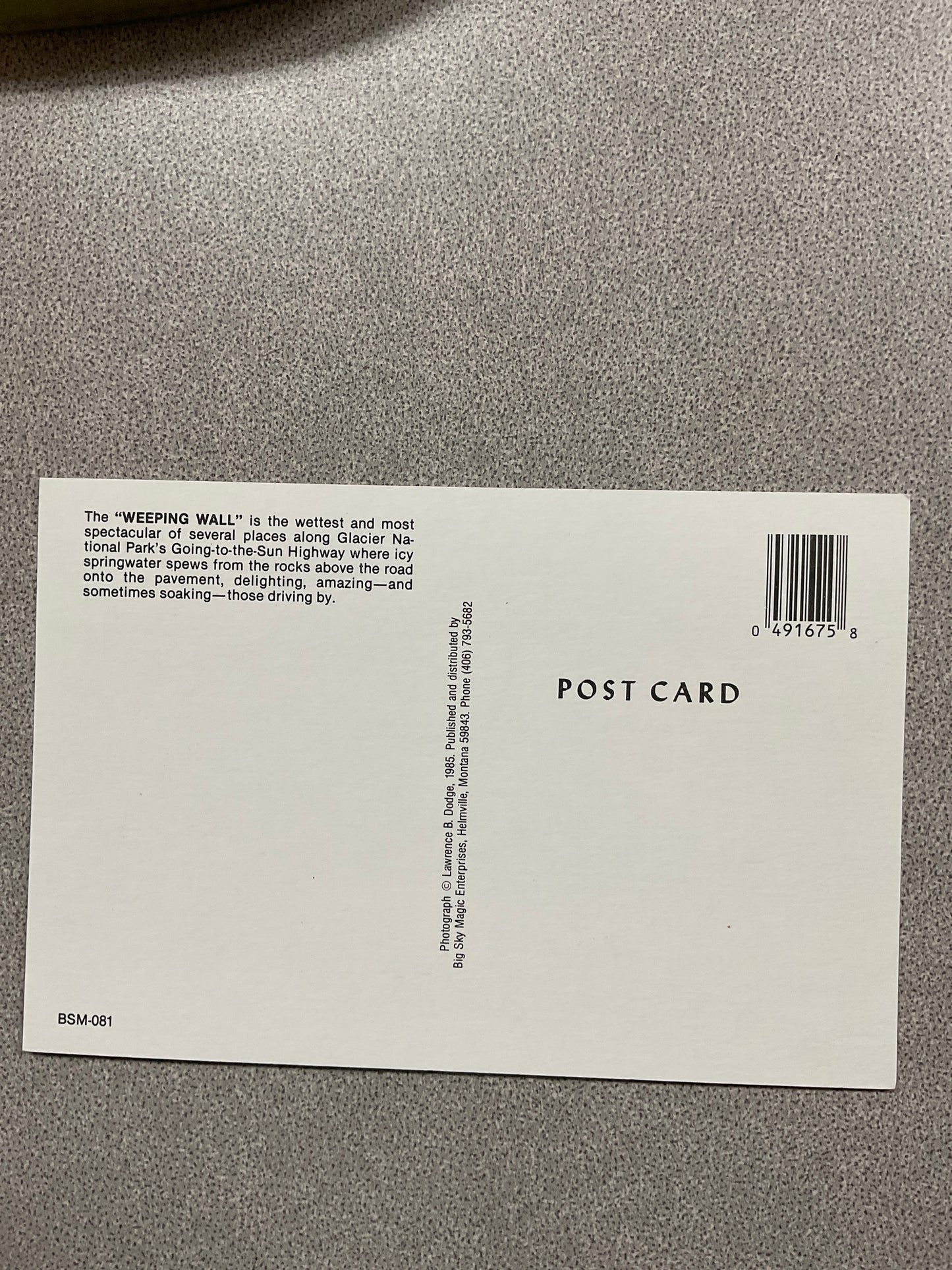 Vintage Post Card