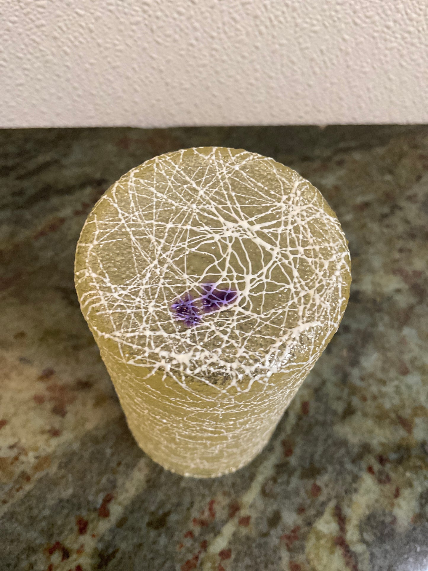 Vintage Spaghetti Rubber Glass