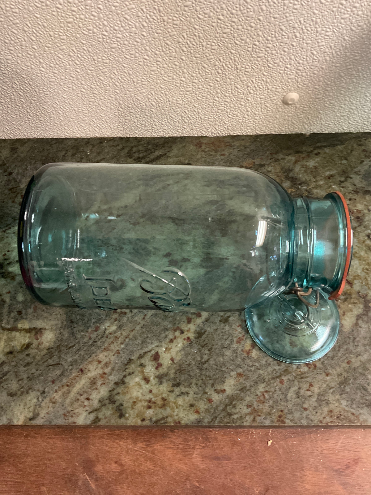 Vintage Ball Ideal Blue Jar