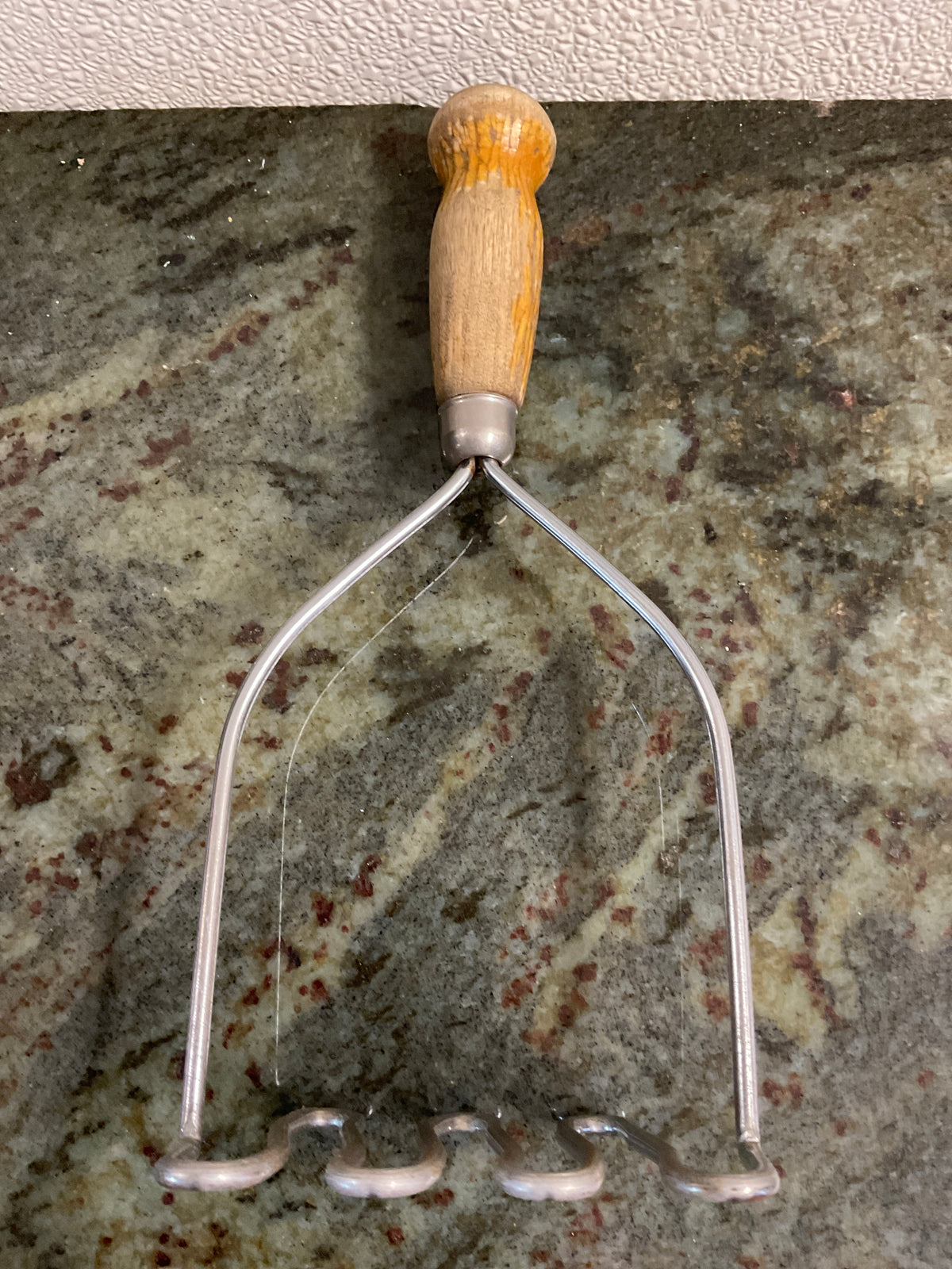 Vintage Wood Handle Potato Masher