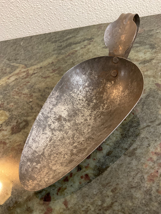 Antique Metal Scoop