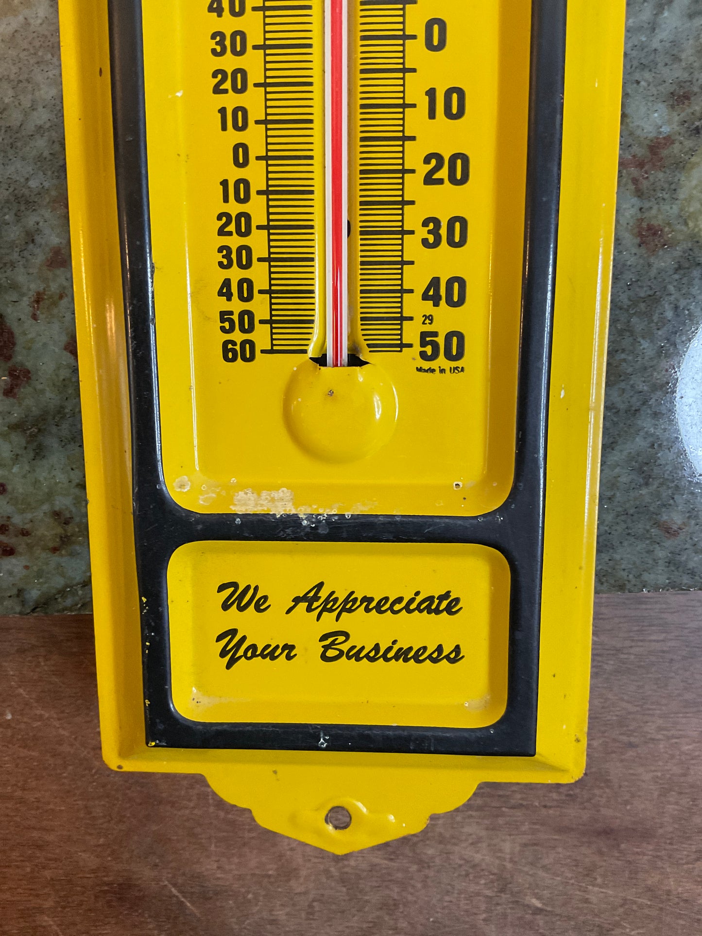 Farmers Bank Thermometer
