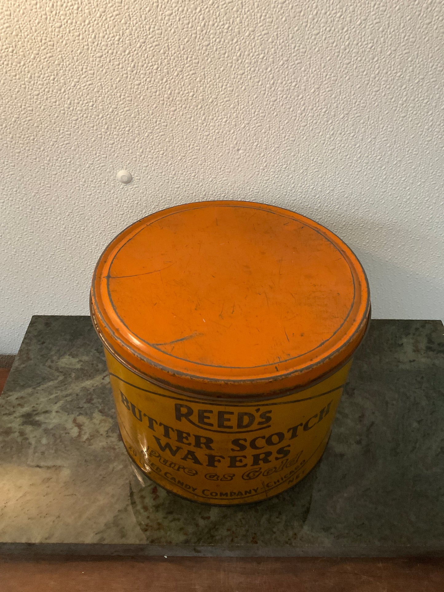 1950’s Reeds Butter Scotch Wafers Tin