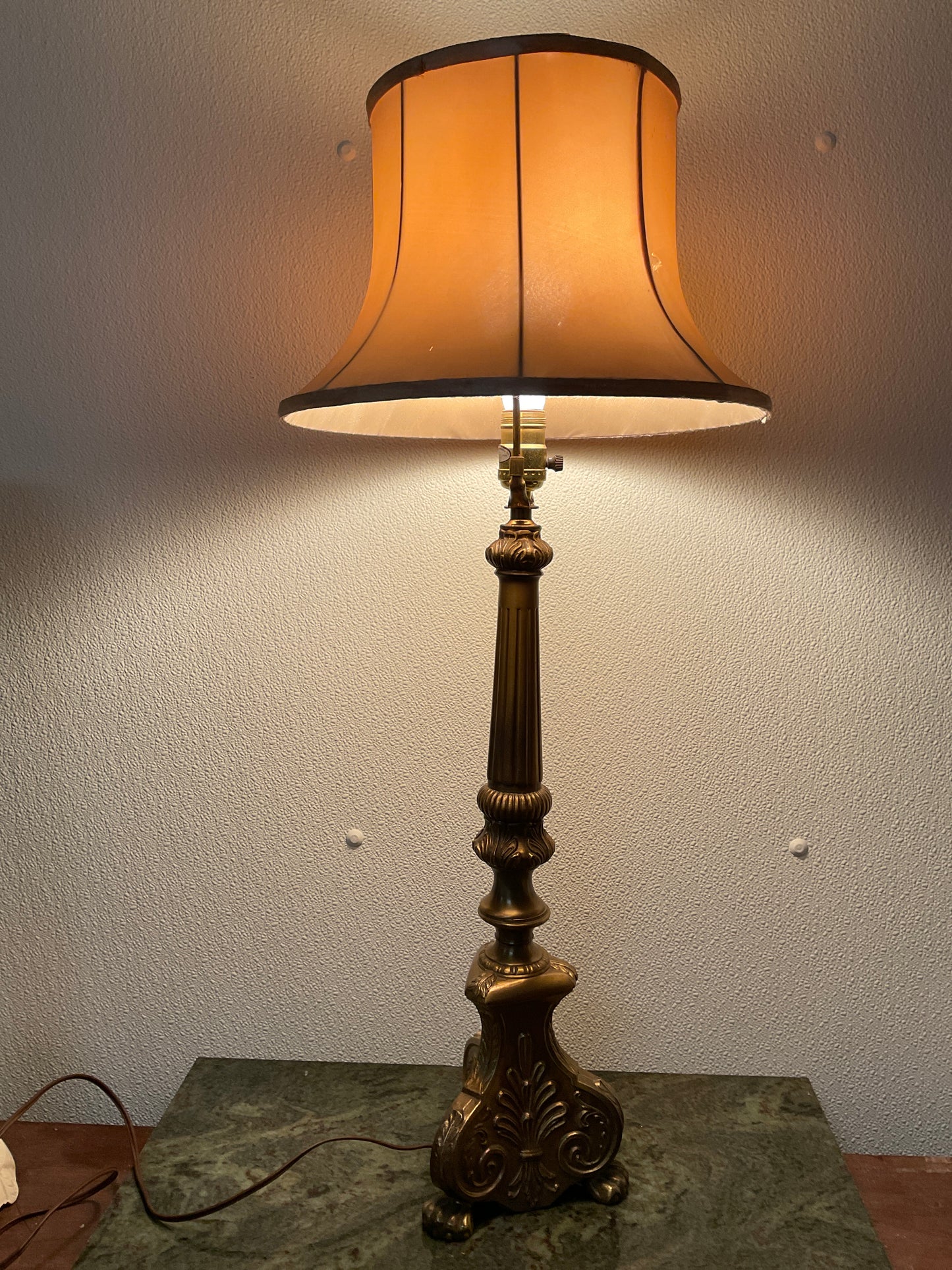 Antique Brass Table Lamp