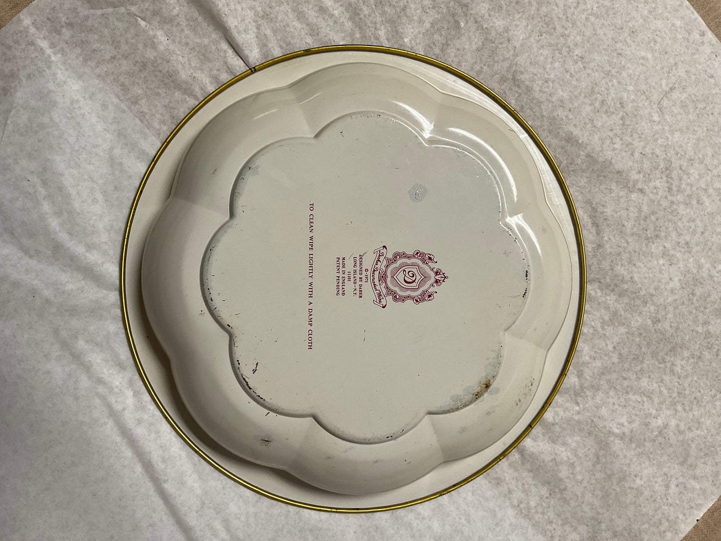 1971 Daher Decorated Ware Tin Bowl