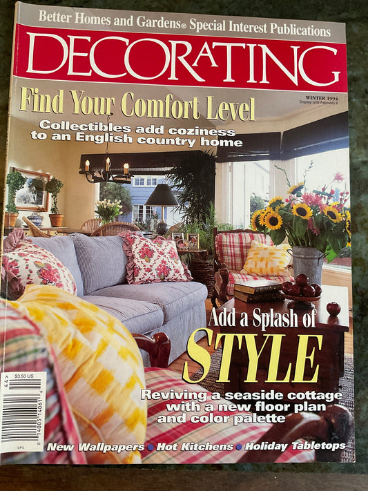 Better Homes and Gardens Decorating Magazine