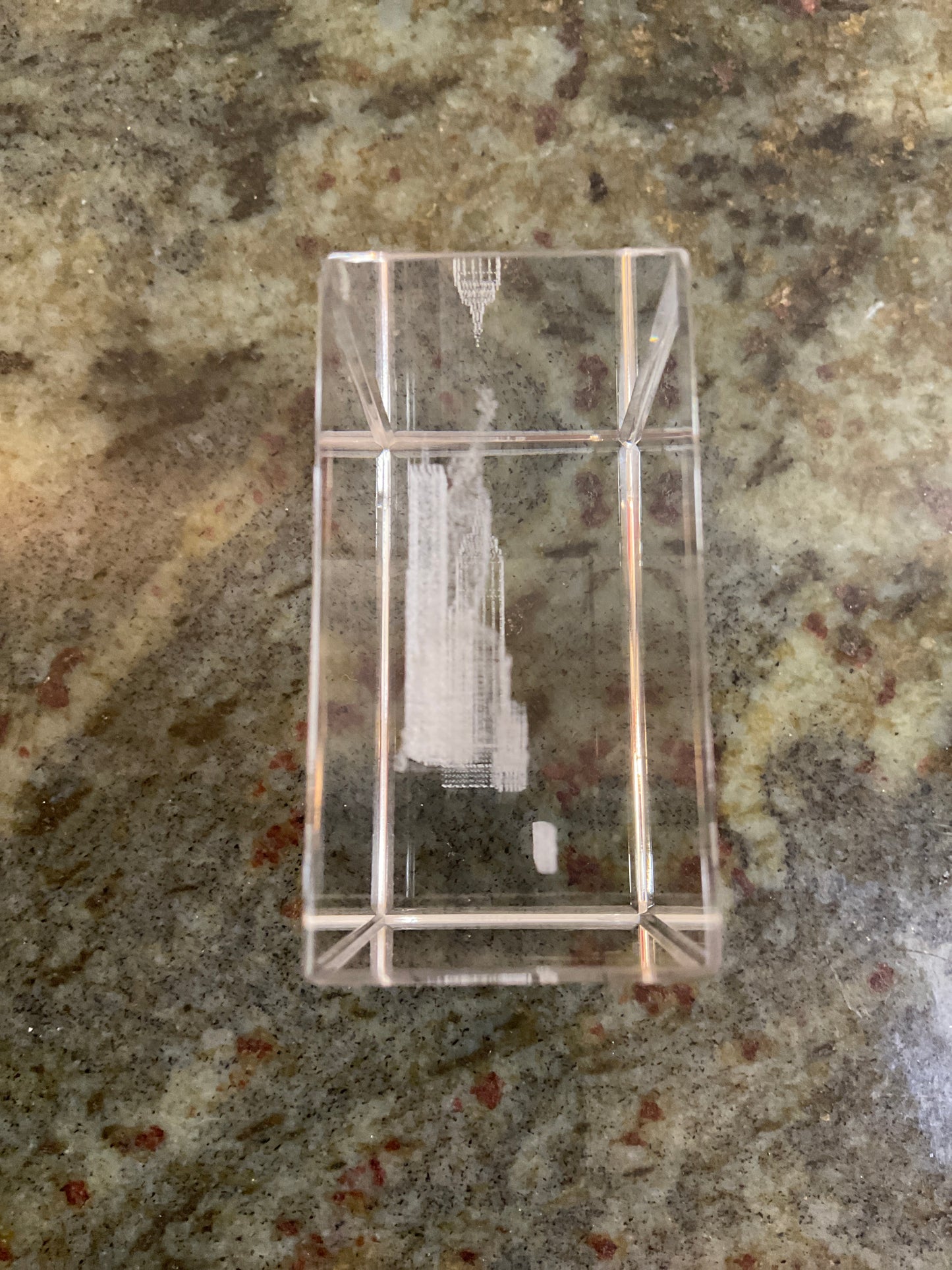Glass Block Of New York City Buildings