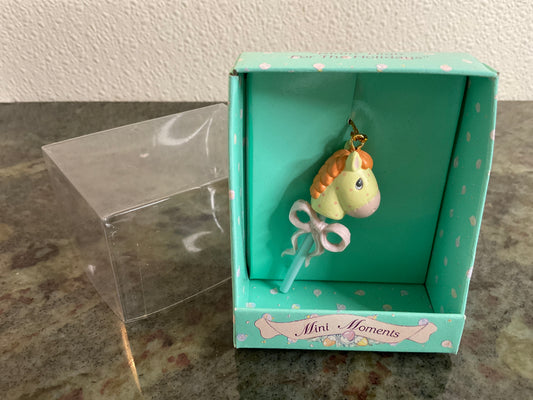 Precious Moments Stick Horse Ornament