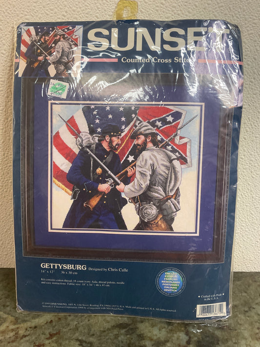 Gettysburg Counted Cross Stitch