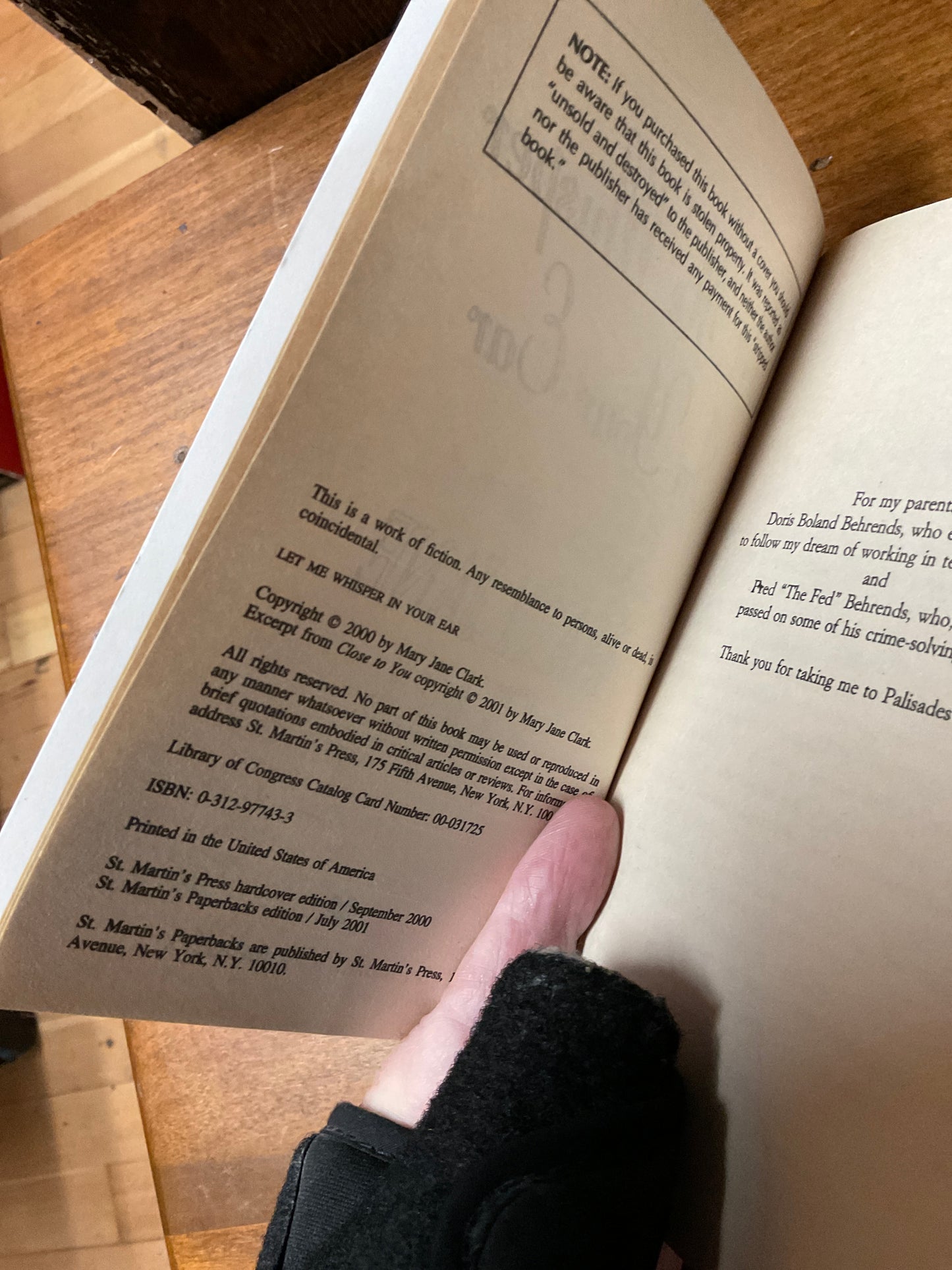 Book Let Me Whisper In Your Ear 2000