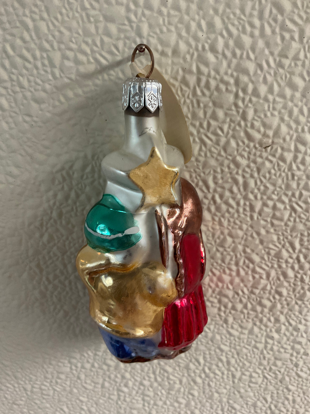 Vintage Hand-Blown Mercury Glass Christmas Ornament