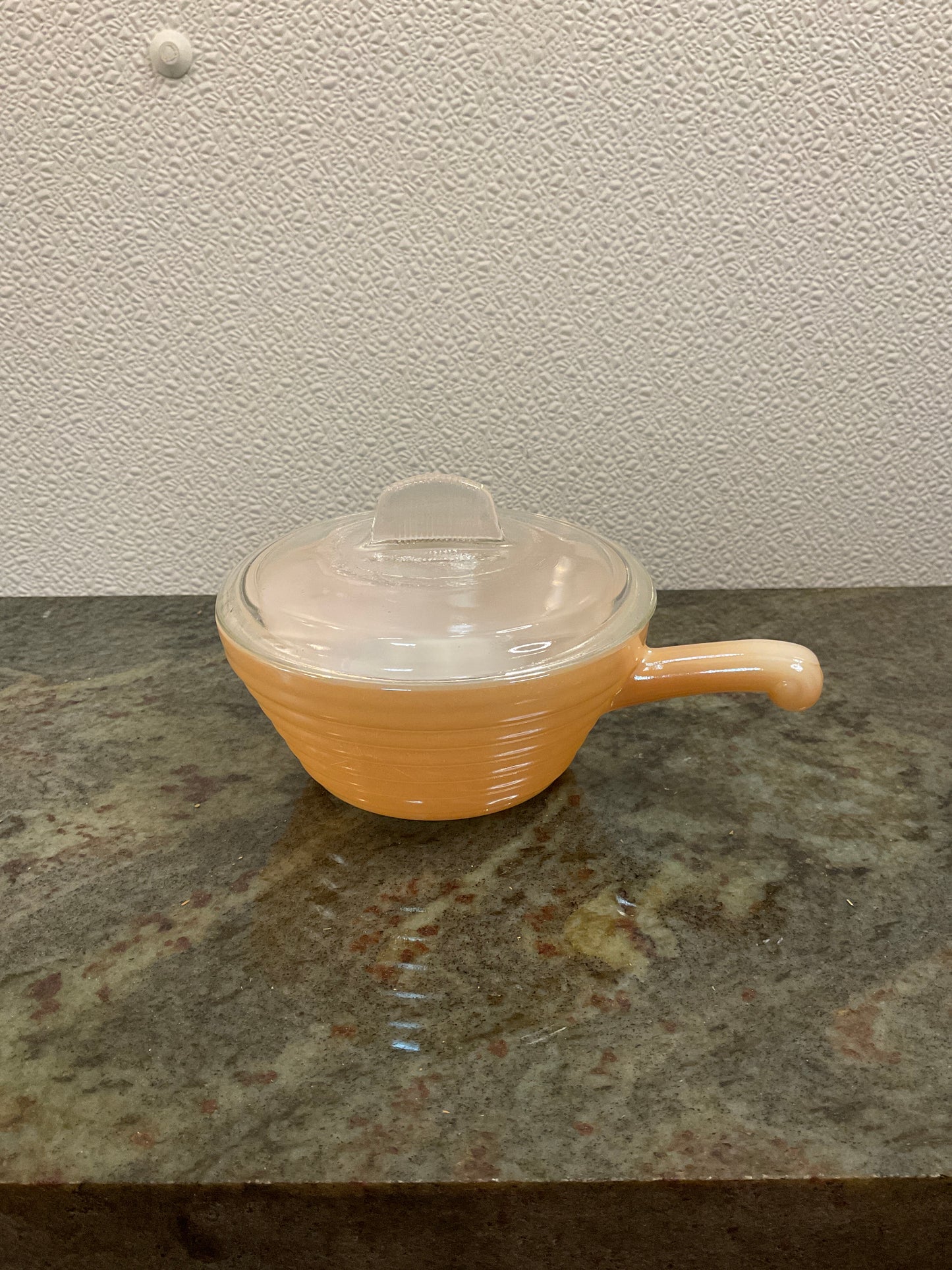 Fire King Peach Luster Beehive