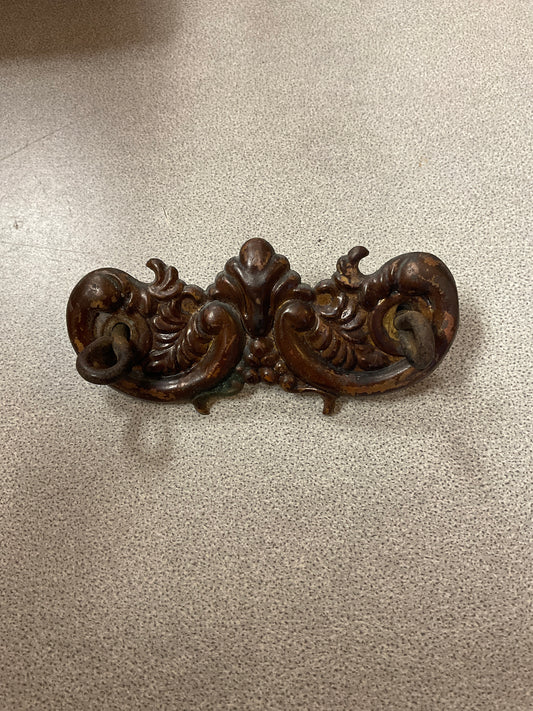 Antique Furniture Drawer Pull Back Plate