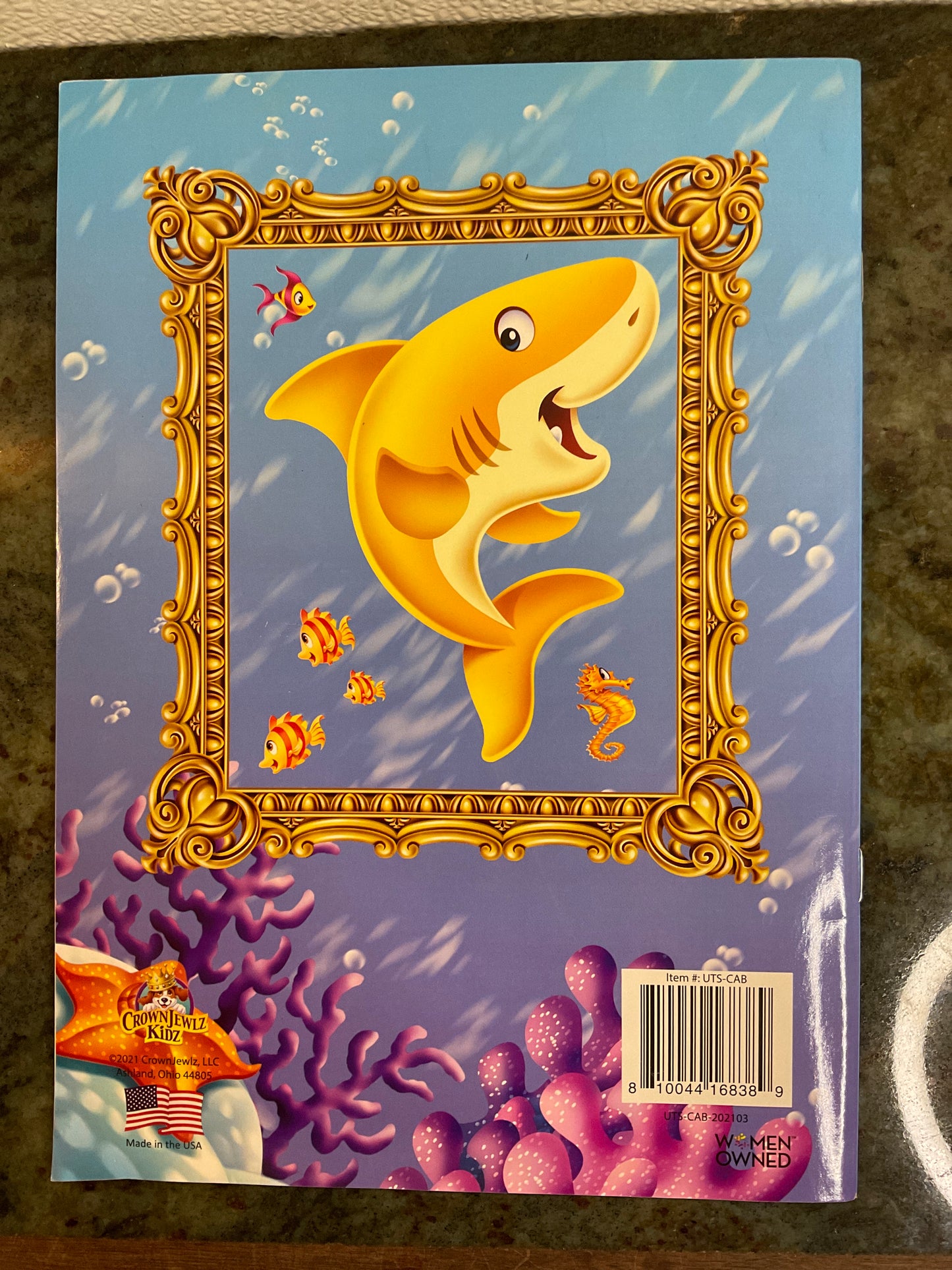 Fun Sharks! Coloring & Sticker Activity