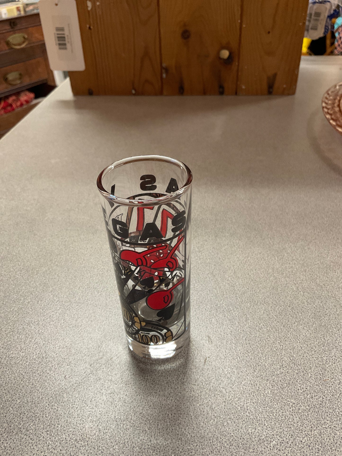Las Vegas Casino Tall Shot Glass
