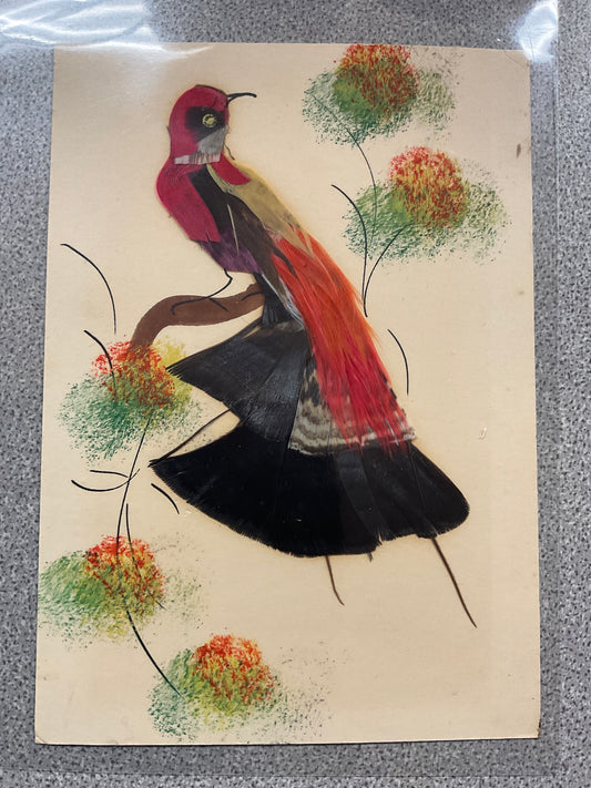 Mexican Feather Bird Art