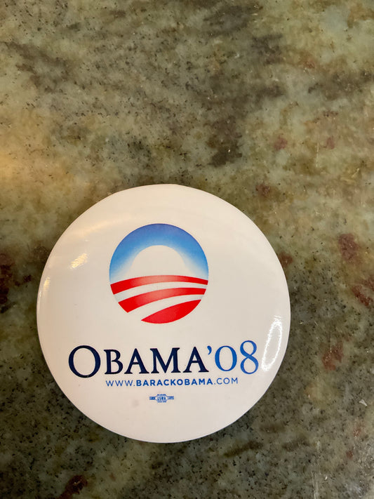Obama “08” Button