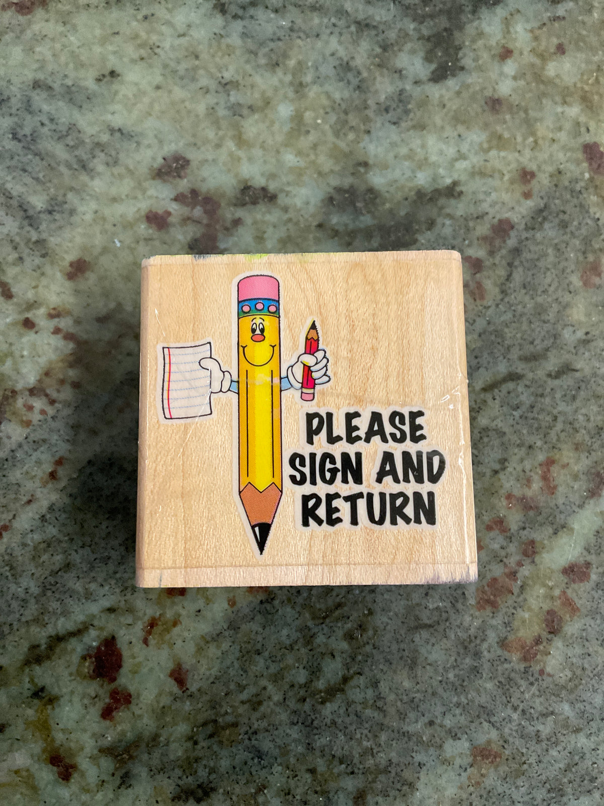 “Please Sign And Return” Stamp