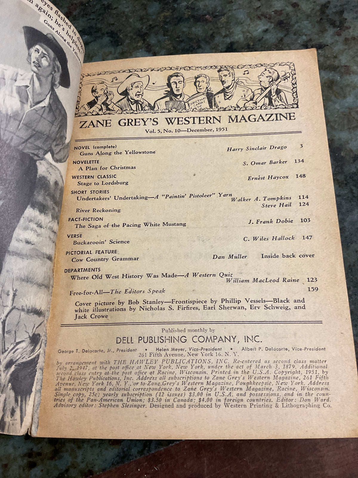 December 1951 Zane Grey’s Western Magazine
