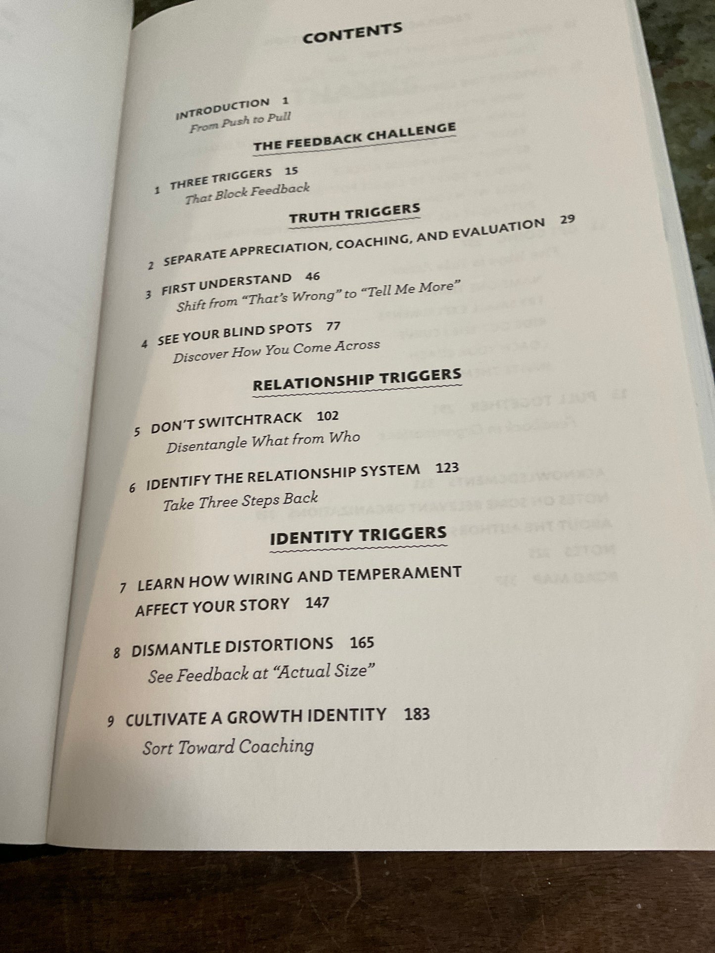 Book Thanks for the Feedback 2014