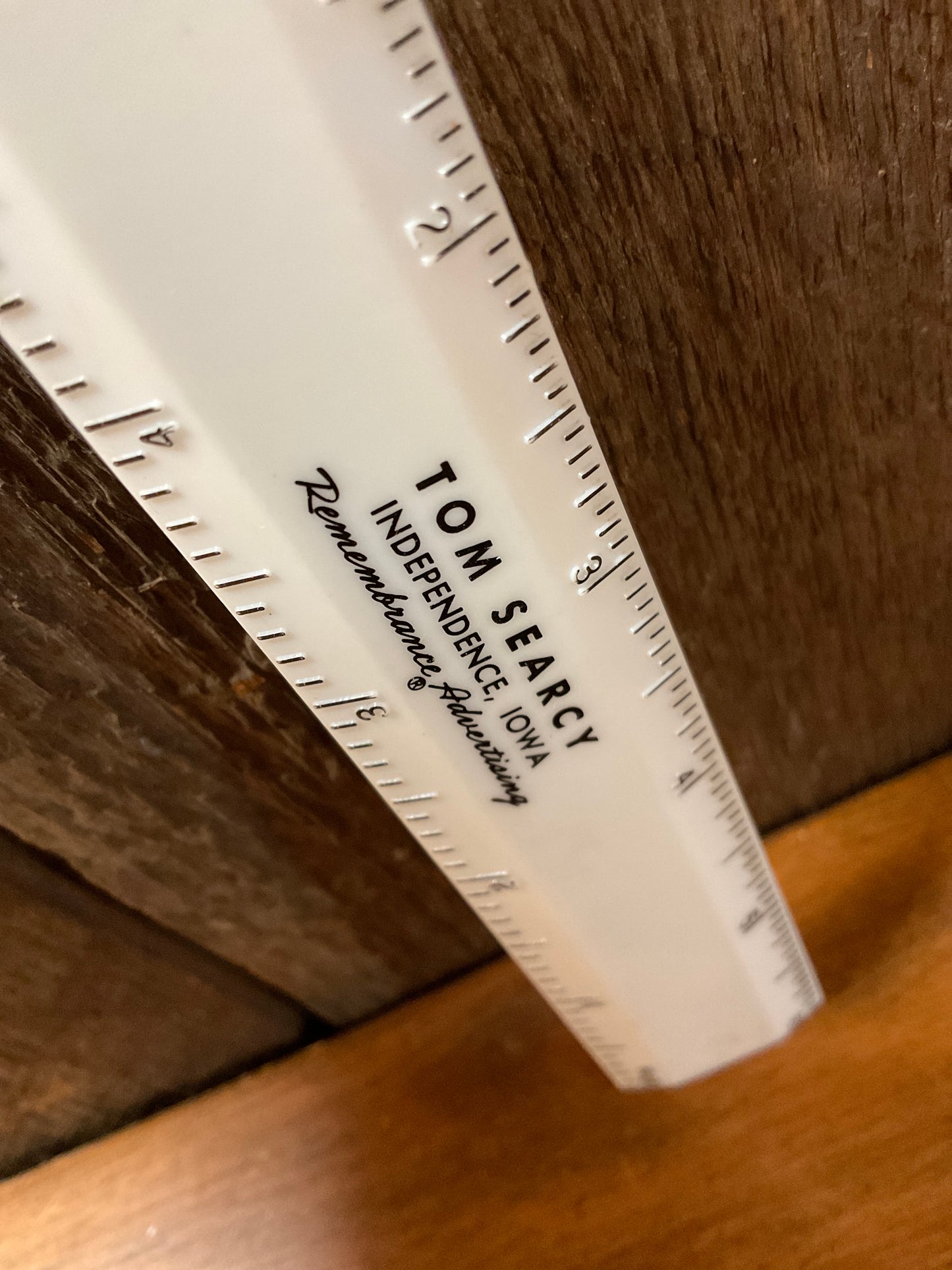 Tom Searcy Advertising 6” Ruler Independence Iowa