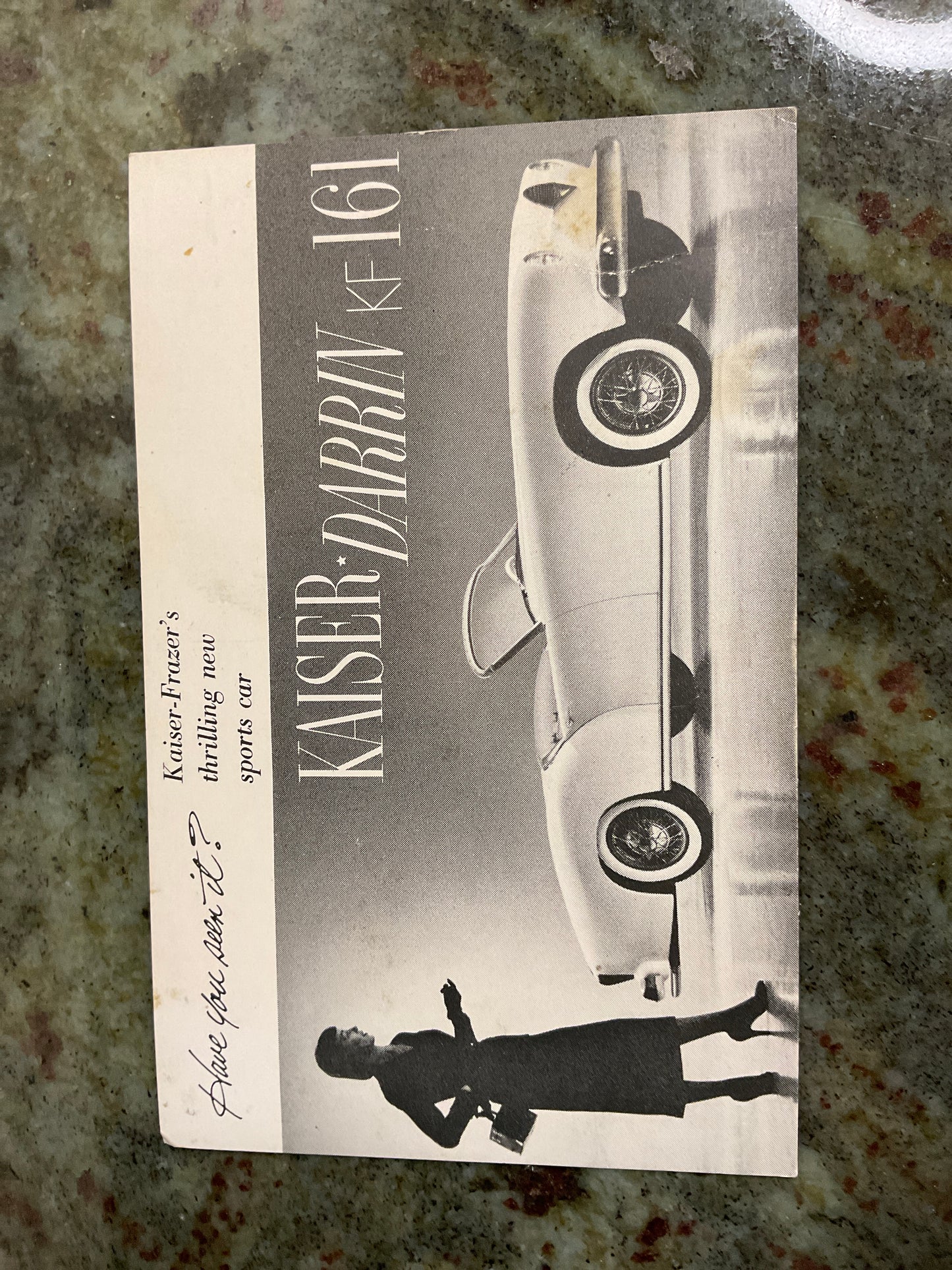 Vintage Advertising Post Card 1953