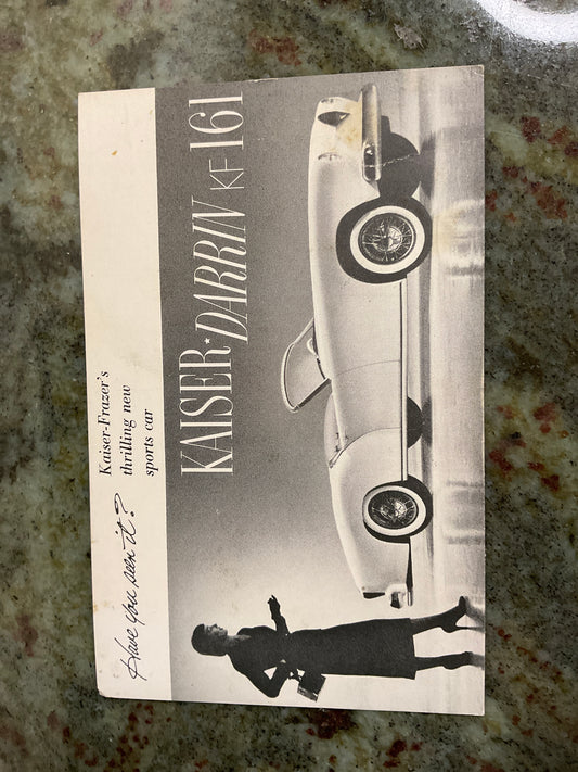 Vintage Advertising Post Card 1953