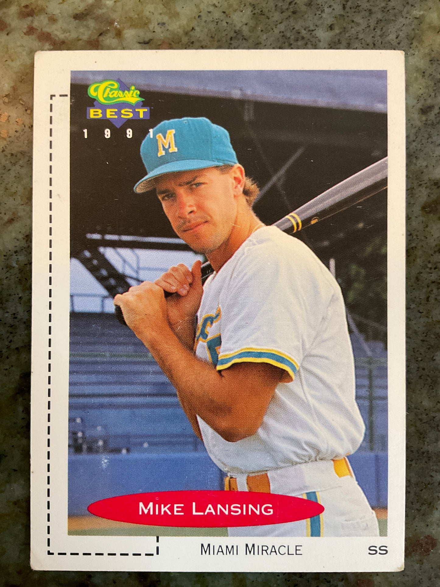 1991 Classic Best Mike Lansing Baseball Card