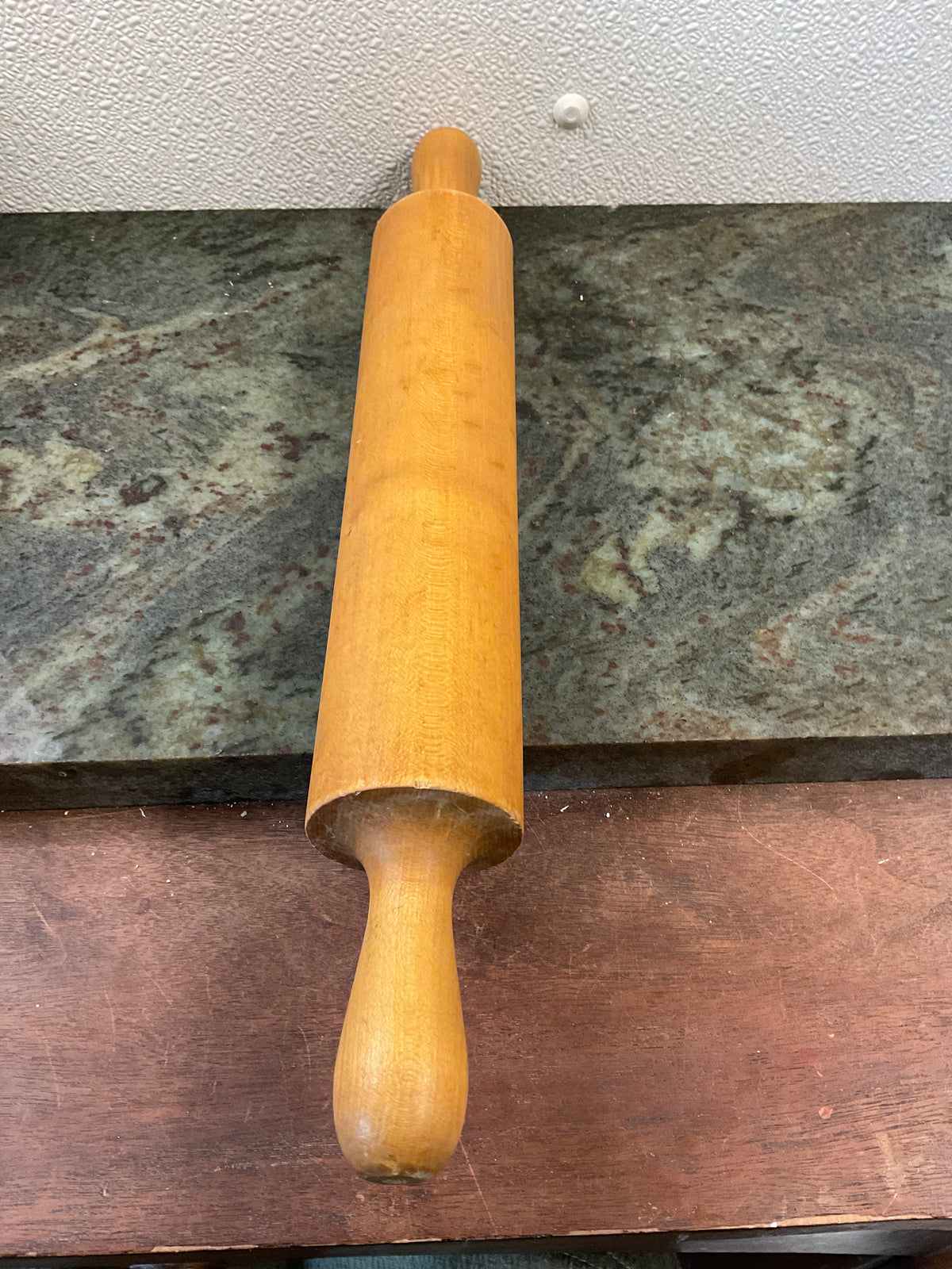 One Piece Turned Wooden Rolling Pin