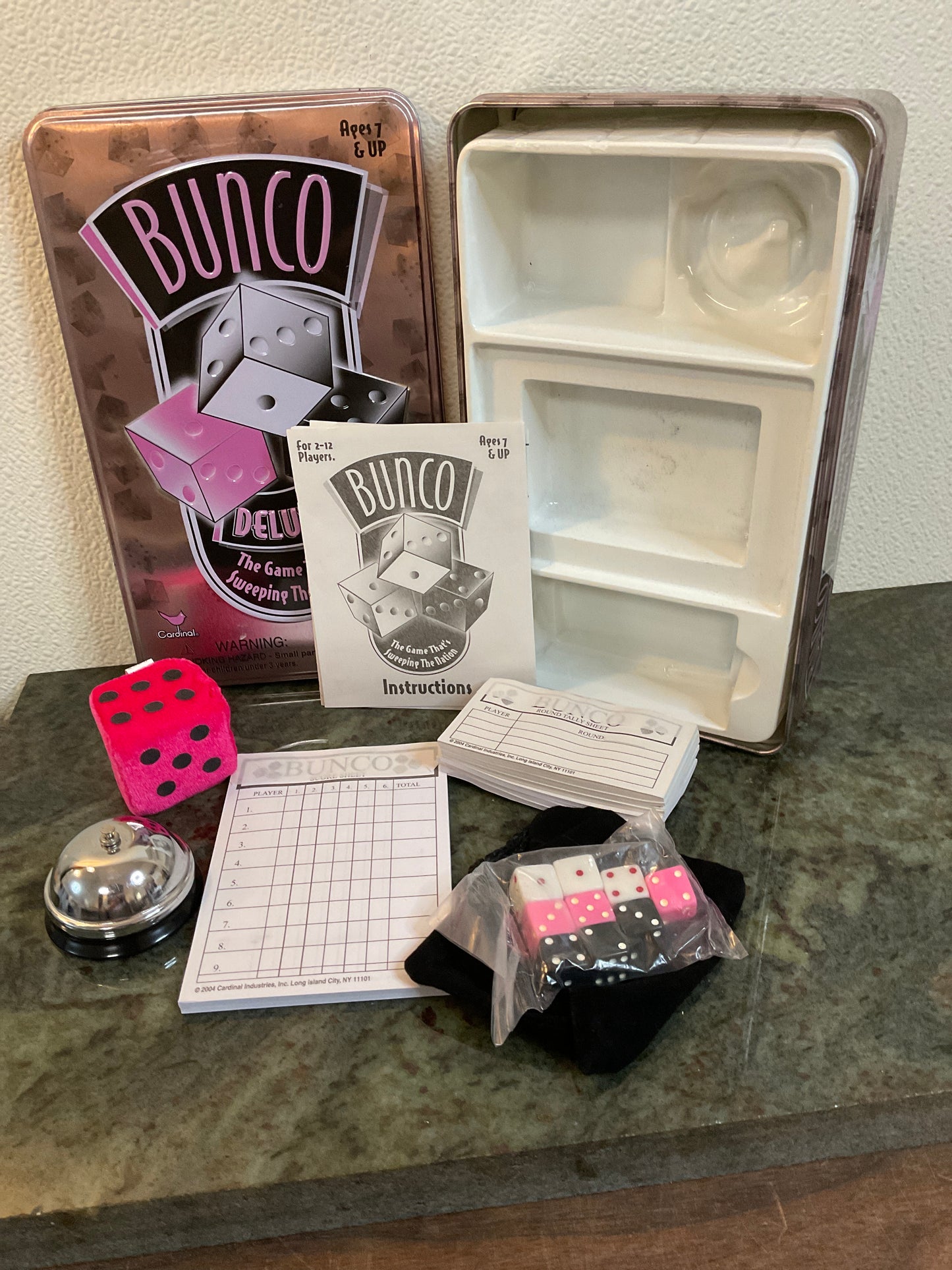 Game Bunco Deluxe Dice Game in Tin
