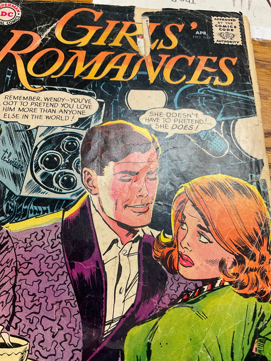 Vintage Comic Book Girls Romances