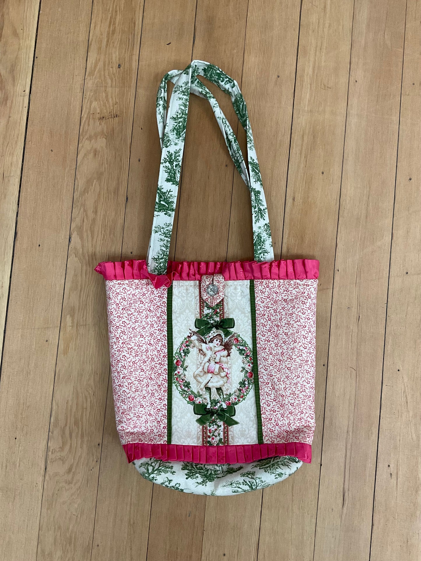 Floral Angel Handmade Handbag