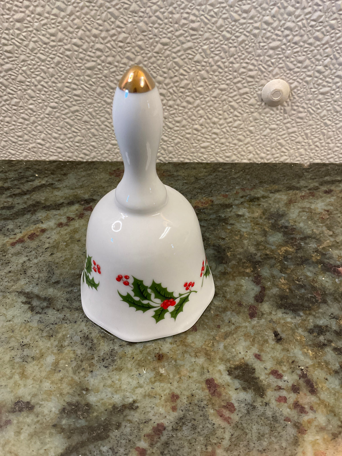 Vintage Porcelain Christmas Bell