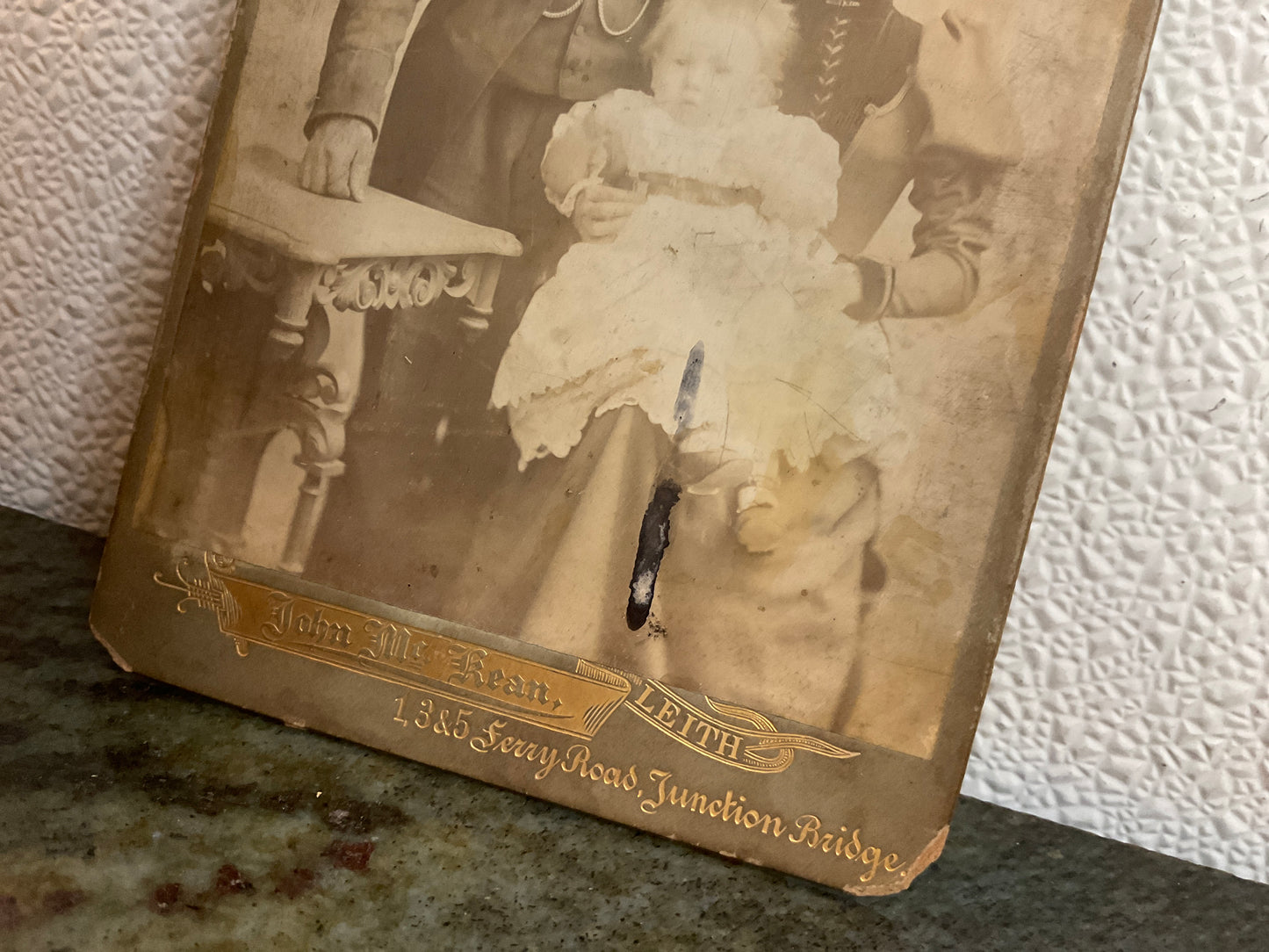 Vintage Cabinet Card Portrait J McKean