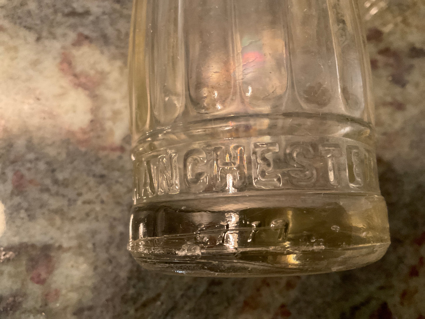 Manchester NH Sparklet Embossed Bottle