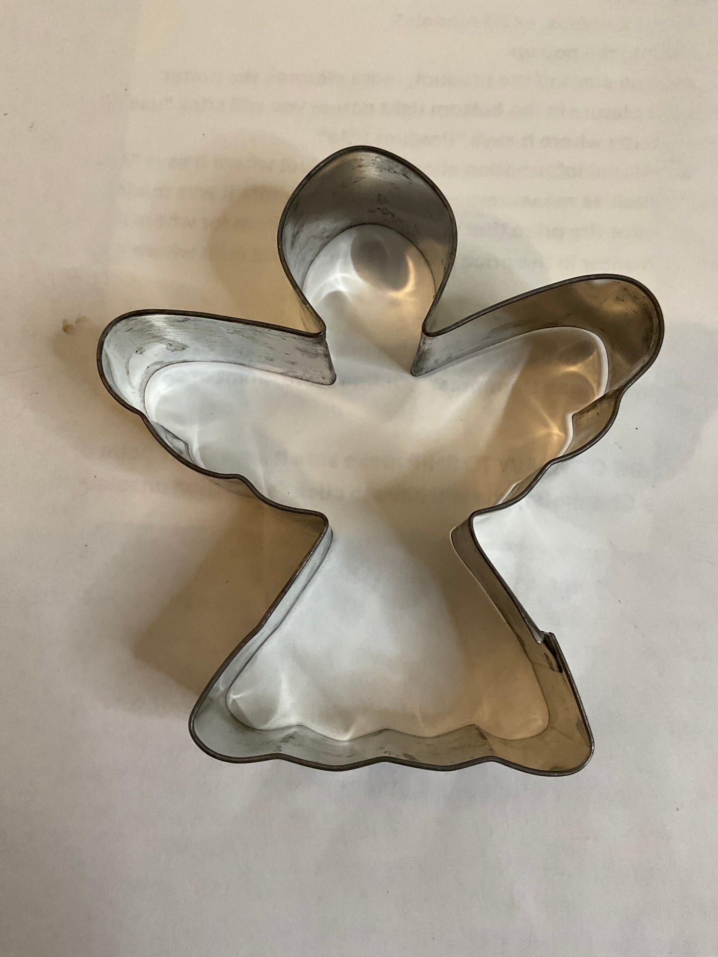 Thin Metal Angel Cookie Cutter
