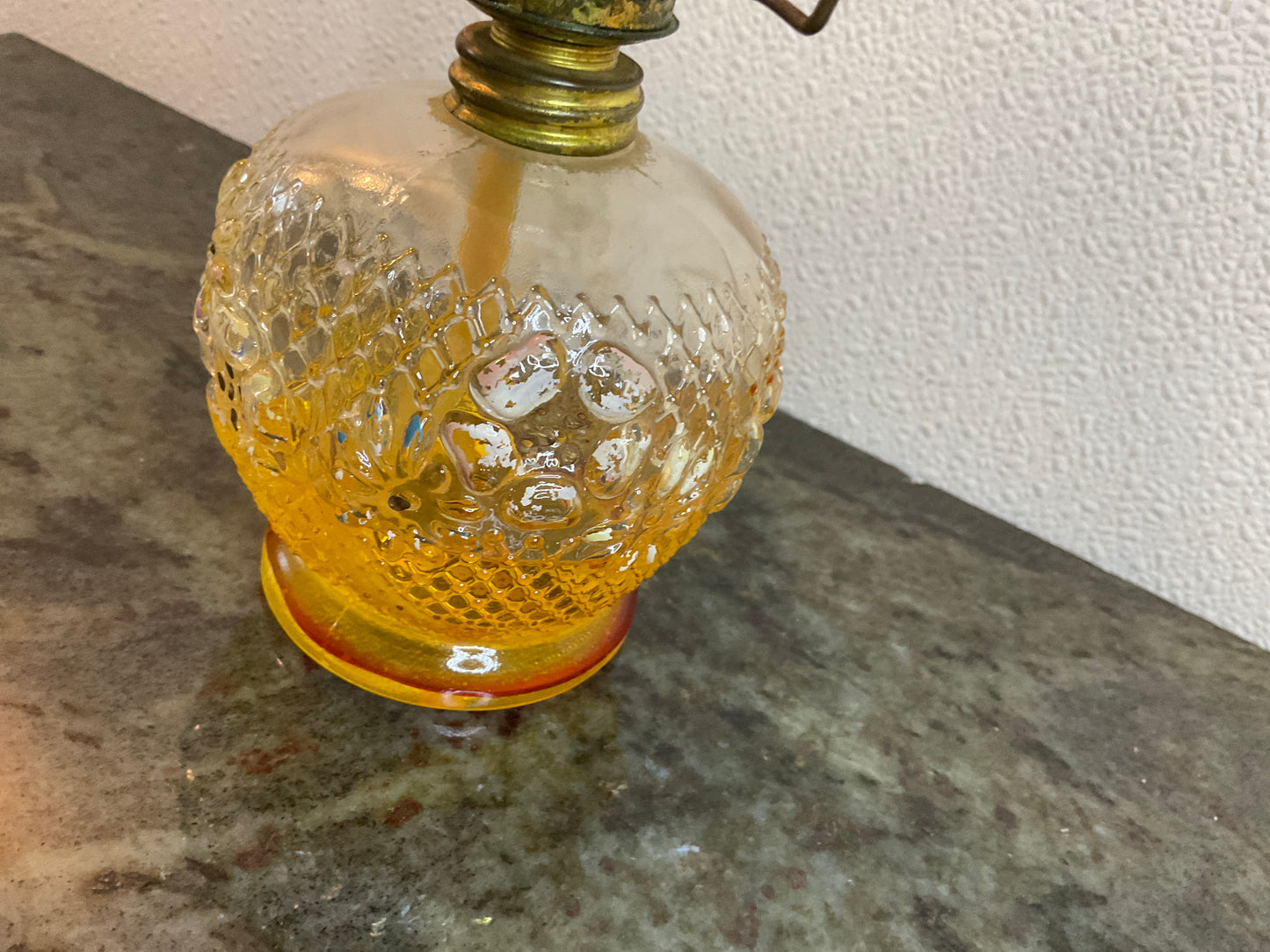 8.25” H Oil Lamp w/chimney