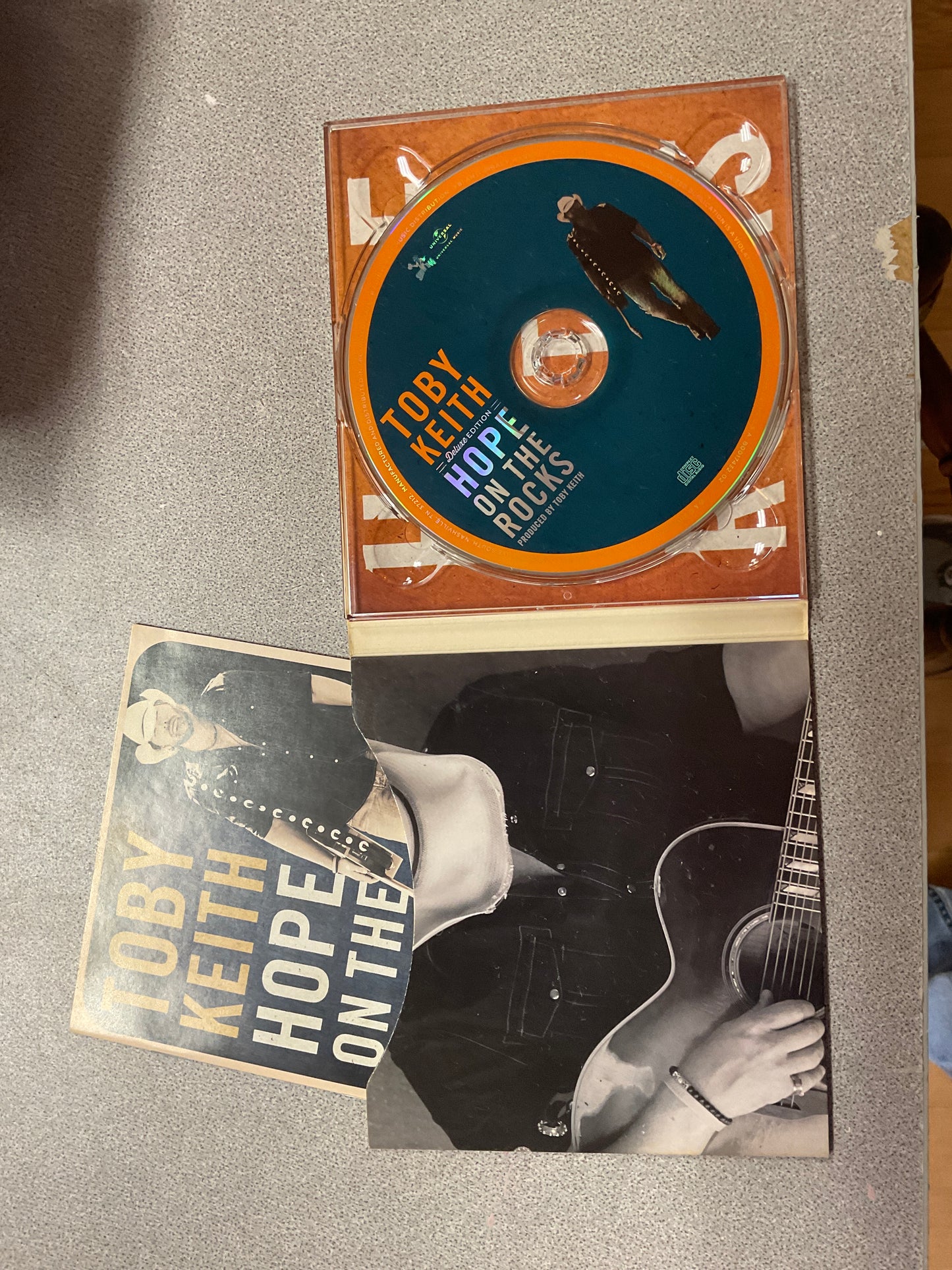 CD Toby Keith Hope On The Rocks