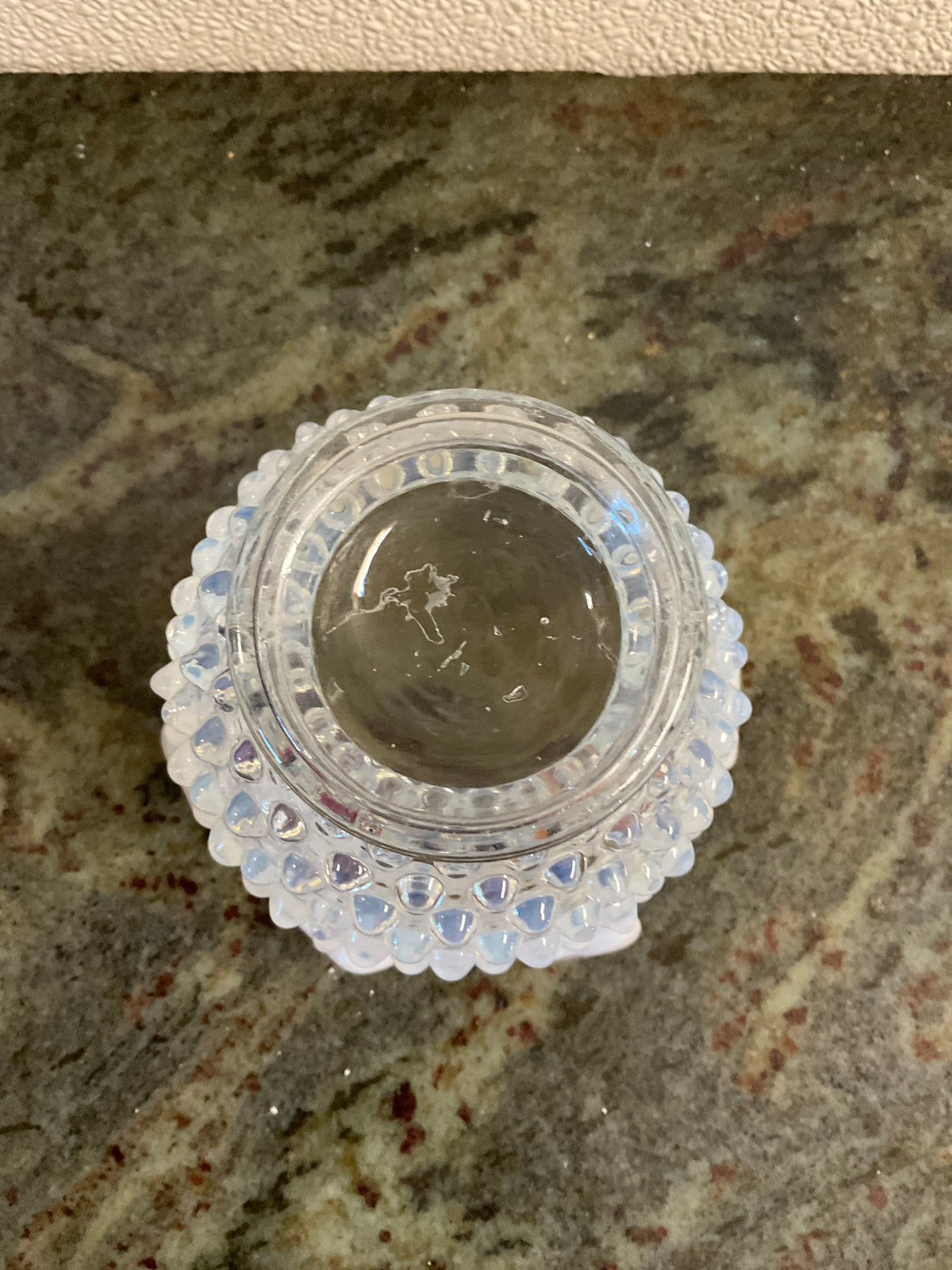 Fenton Hobnail Opalescent Rose Bowl