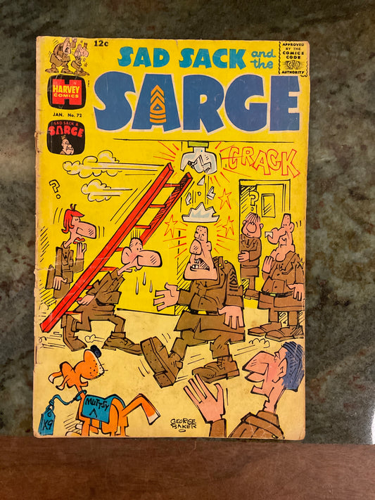 Comic Book Sad Sack And The Sarge January #72