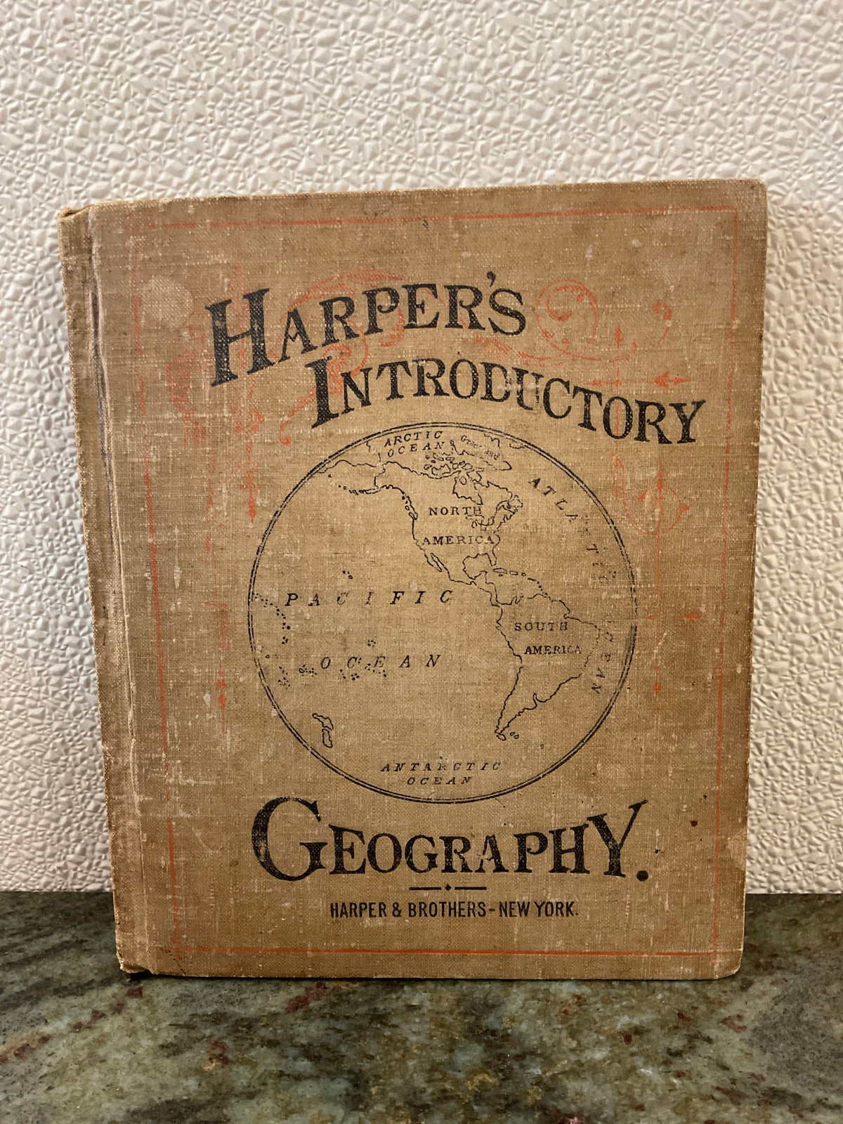 Antique 1877 Harper’s Introductory Geography