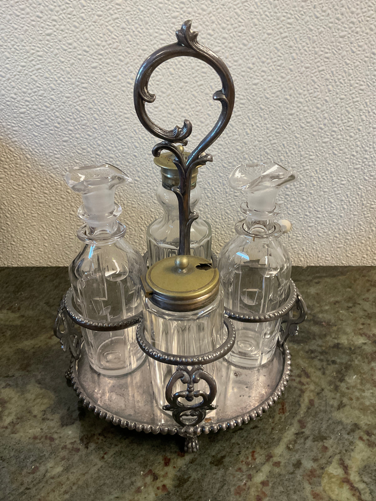 Silver Plated Cruet Set